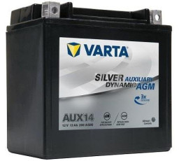 Baterie auto VARTA AGM Silever Auxiliary 509106013K262, tensiune 12 V, amperaj 13 Ah, curent pornire 200A, borna normala