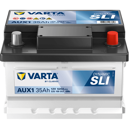 Baterie auto VARTA Dynamic SLI AUX1 535106052K262, tensiune 12 V, amperaj 35 Ah, curent pornire 520 A