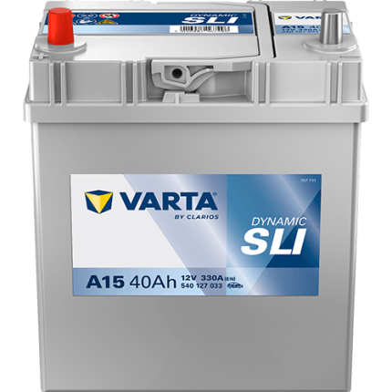 Baterie auto VARTA Dynamic SLI A15 540127033K262, 12 V, 40 Ah, 330 A, Asia, borna stanga plus