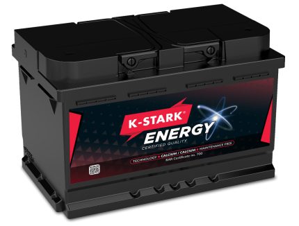 Baterie auto K-STARK ENERGY E70600190, 12 V, 70 Ah, 600 A, 278 x 175 x 190 mm, borna dreapta plus